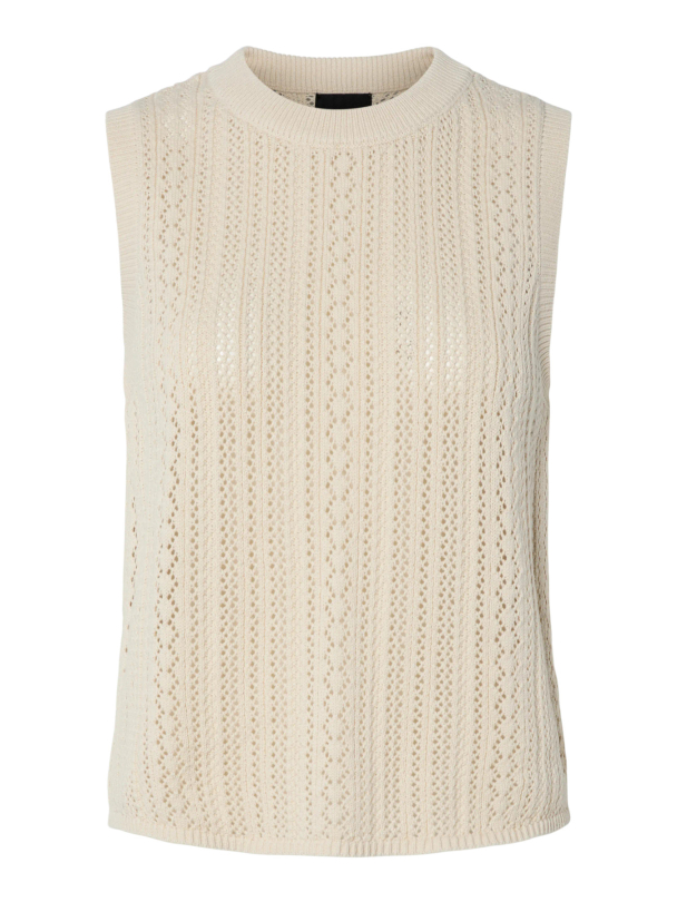 PCNUKA SL O-NECK KNIT NOOS BC 100% Bomull - Image 1