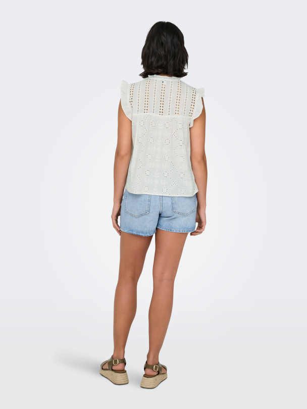 ONLREVA LIFE S/L EMB TOP WVN NOOS - Image 2