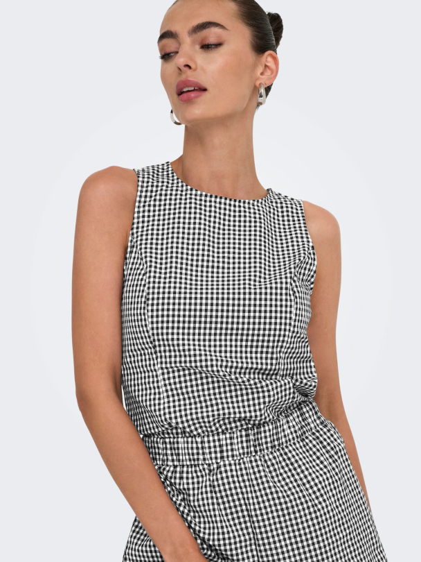 ONLMAYE SL CHECK TOP WVN EX - Image 3