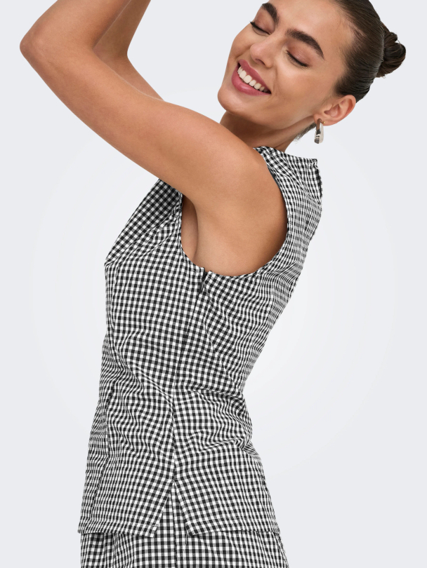 ONLMAYE SL CHECK TOP WVN EX - Image 4