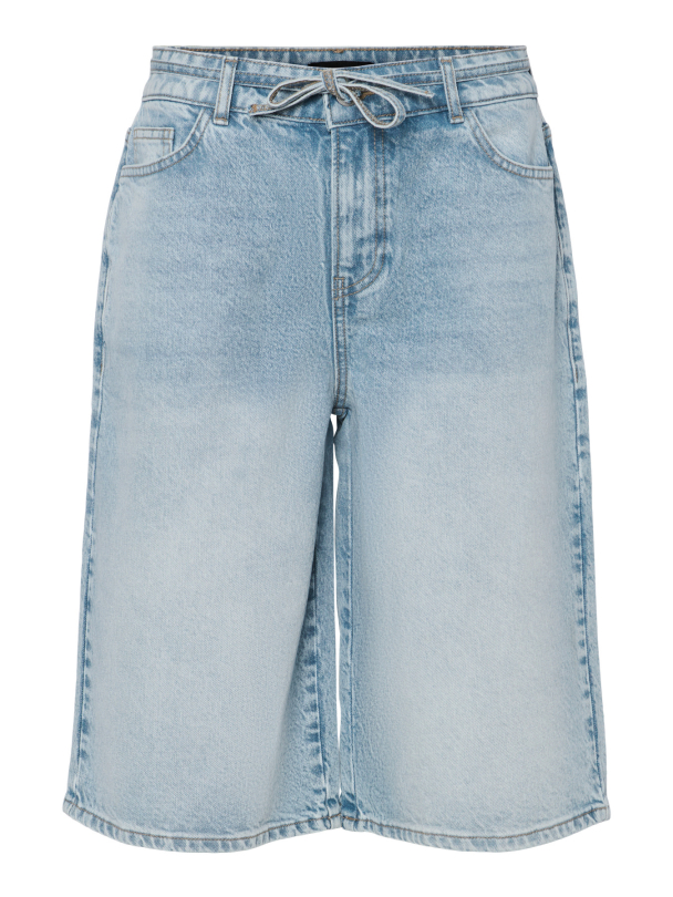 PCSELMA MW WIDE DENIM SHORTS - Image 1