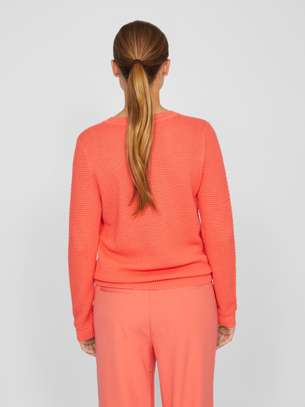 VIDALO O-NECK L/S KNIT TOP- NOOS - Image 2