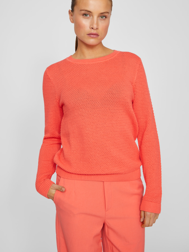 VIDALO O-NECK L/S KNIT TOP- NOOS - Image 3
