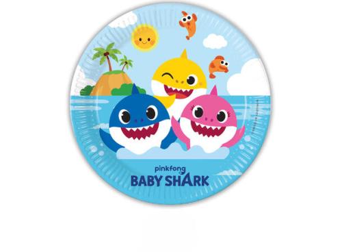Papptallerken BABY SHARK 23 cm
