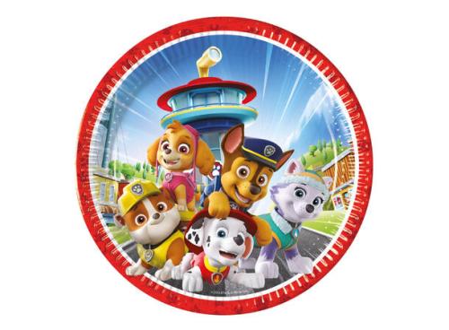 Papptallerken Paw Patrol - Rescue Heroes 23 CM