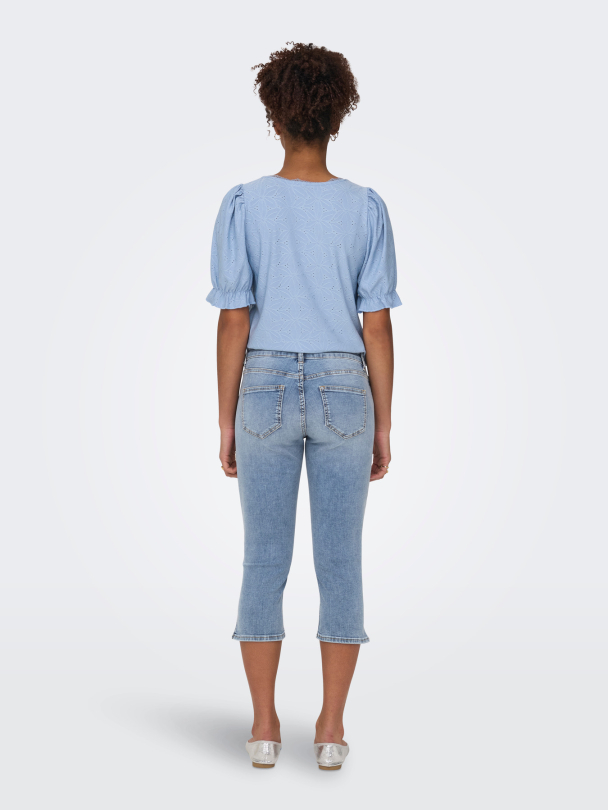 ONLBLUSH MW SLIT CAPRI DNM PIM NOOS - Image 2