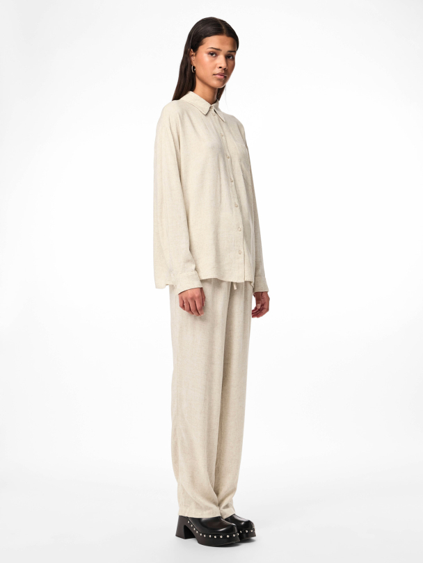 PCPIA LS LOOSE SHIRT WVN NOOS - Image 2