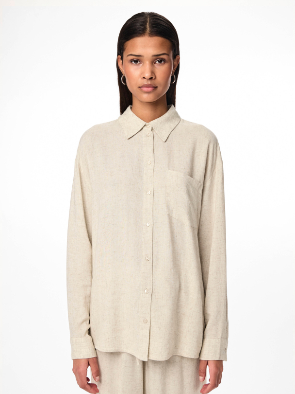 PCPIA LS LOOSE SHIRT WVN NOOS - Image 5