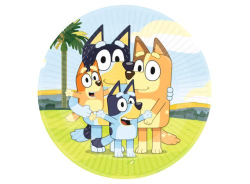 Papptallerken BLUEY 23 cm