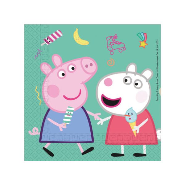 Serviett PEPPA GRIS 20 stk