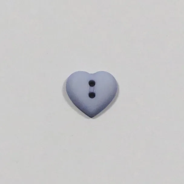 Knapp Hjerte Plast 12mm - Image 1