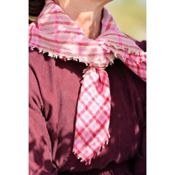 Tartan Rose Scarf