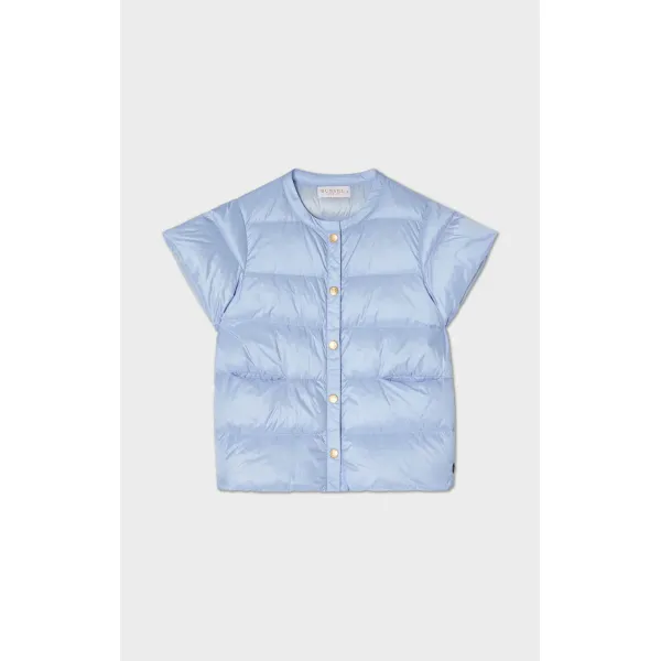 Indie Ice Blue Down Vest   |   Indie Ice Blue Down Vest fra Busnel