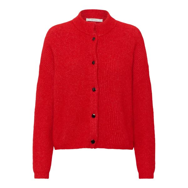 Alpha short cardigan - Postbox Melange 