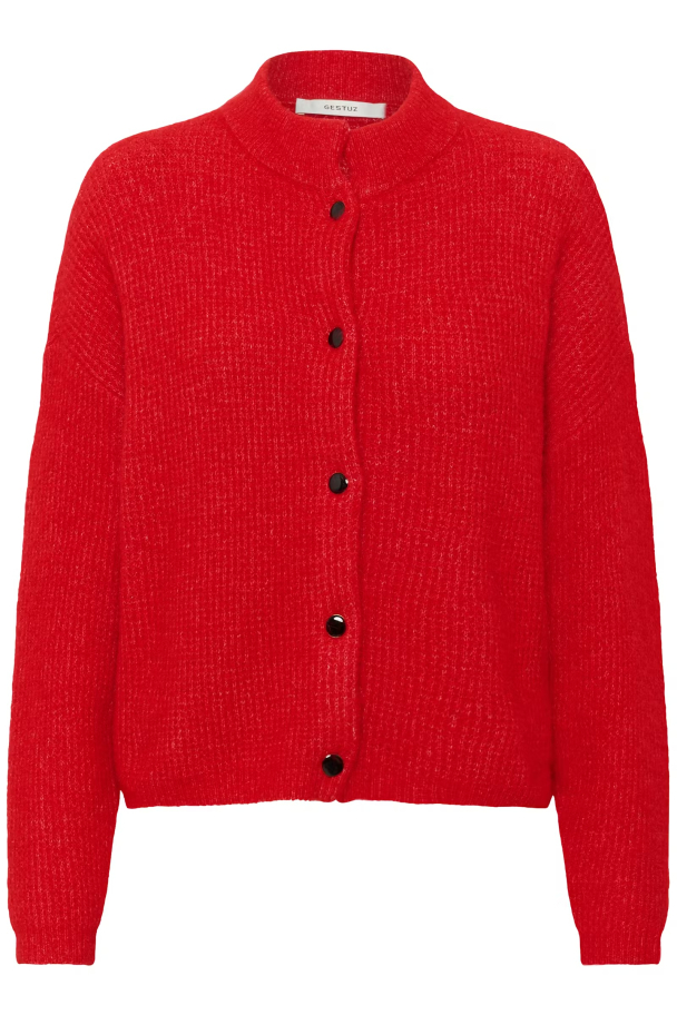 Alpha short cardigan - Postbox Melange  - Image 3