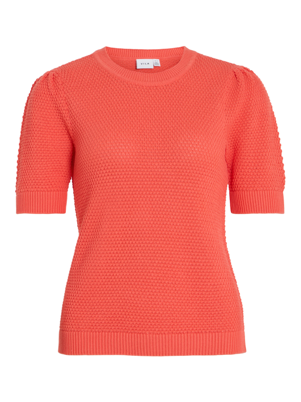 VIDALO O-NECK S/S KNIT TOP - NOOS - Image 1