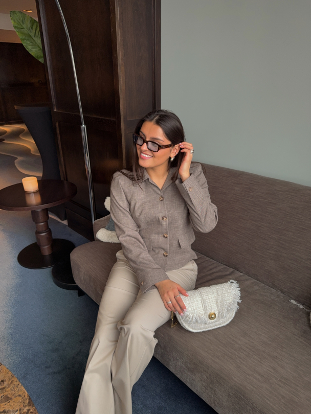 Wide Lisa Pant - Pure Cashmere  - Image 3