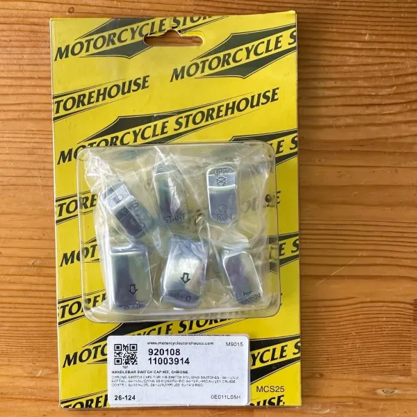 Handlebar switch cap kit,