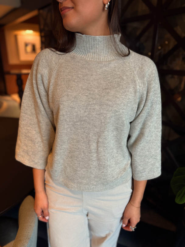 Stephanie Sweater - Pearl Grey - Image 1
