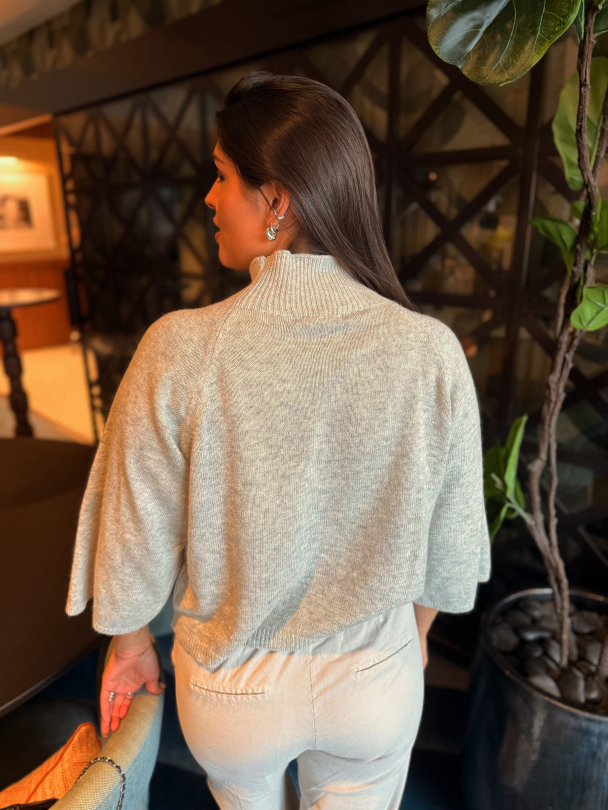 Stephanie Sweater - Pearl Grey - Image 4