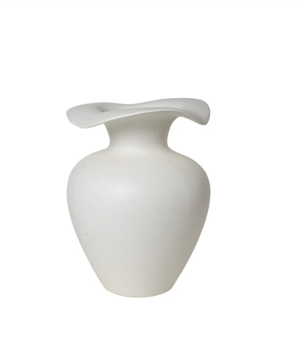 Florentina Hvit Vase M  - Image 1