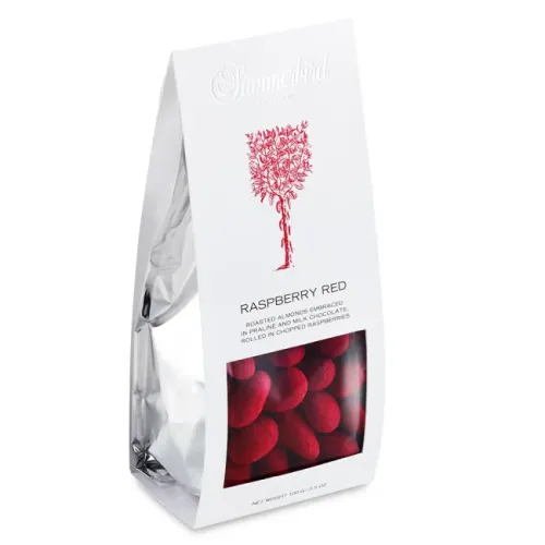 Raspberry Red mandler 100g pose