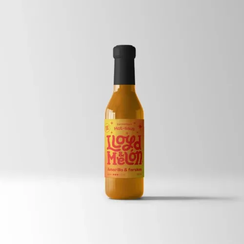Amarillo & Fersken Hotsauce 150ml Limited Ed, Lloyd & Melón
