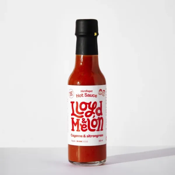 Cayenne & sitrongress Hotsauce 150ml, Lloyd & Melón