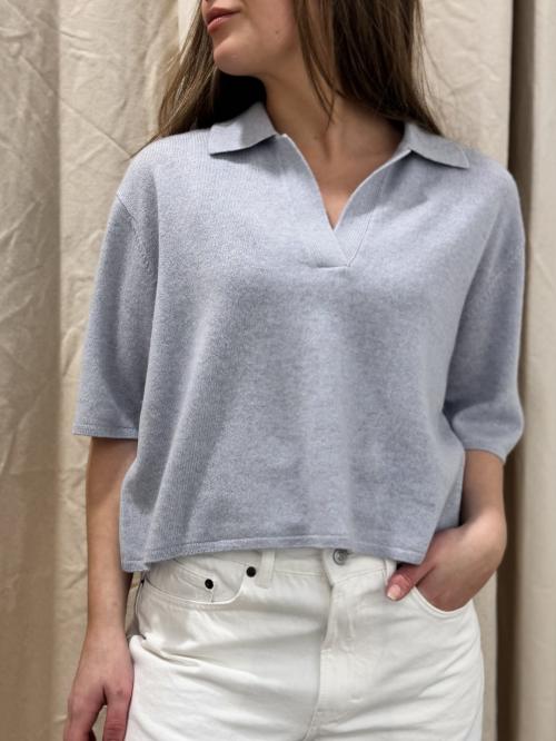 Neela T-Shirt Misty Blue