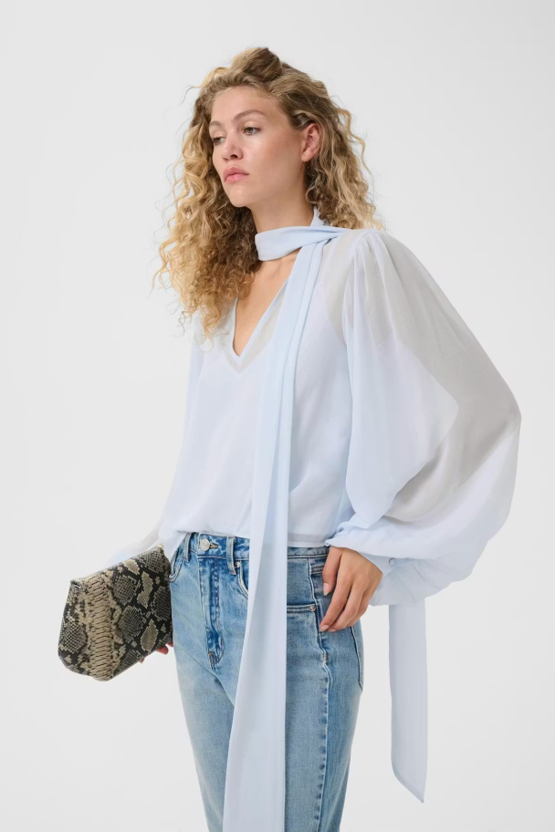 Zurina Blouse - Blue Finch  - Image 4