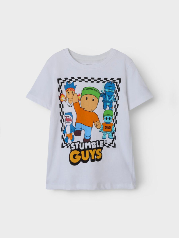 NKMFaunus t-shirt, hvit - Image 1
