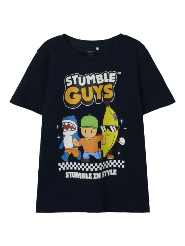 NKMFaunus t-shirt, blå - Image 3