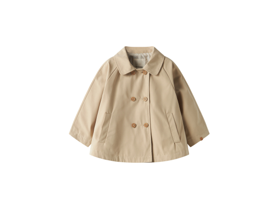 Trenchcoat Jakke, Safari - Lil' Atelier