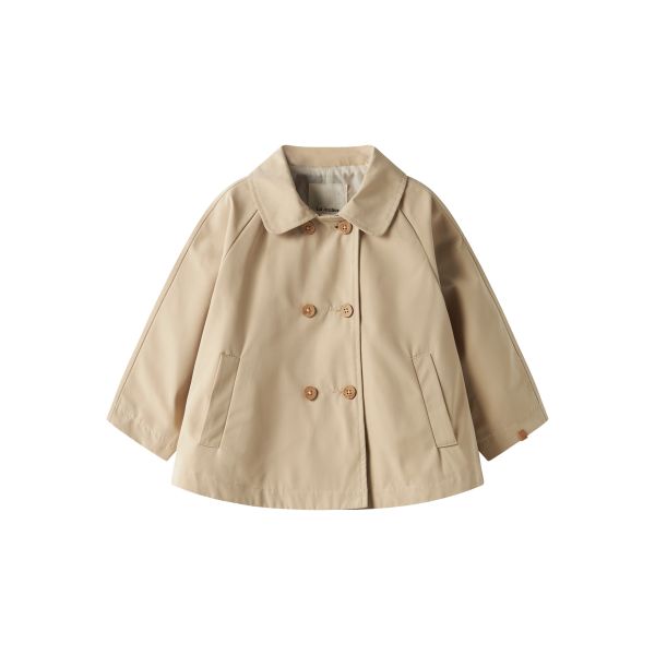 Trenchcoat Jakke, Safari - Lil' Atelier