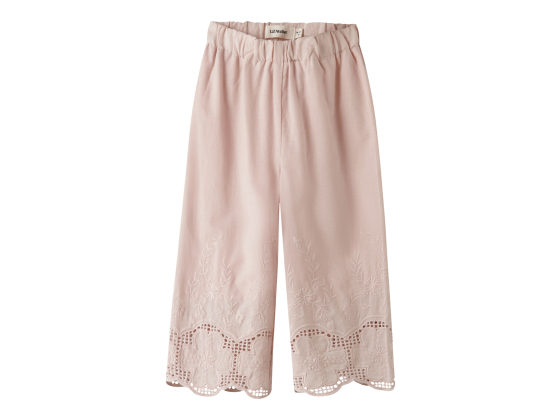 Dayna Wide Ancle Pant, Peach Whip - Lil' Atelier