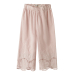 Dayna Wide Ancle Pant, Peach Whip - Lil' Atelier