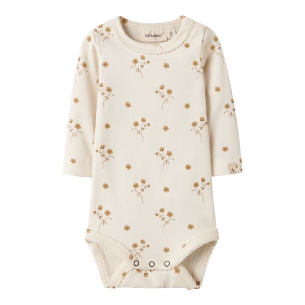 Layo Slim Body, Coconut Milk / Flower Yellow - Lil' Atelier