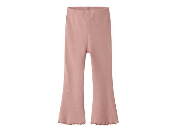 Dimia Slim Bootcut Leggings, Misty Rose - Lil' Atelier