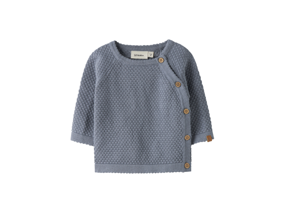 Fico Wrap Knit, Tradewinds Melange - Lil' Atelier