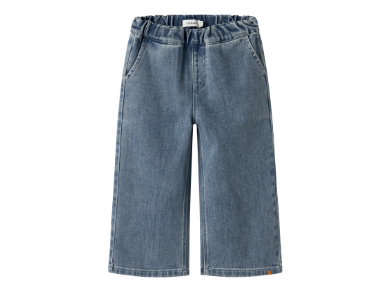 Damla Unisex Baggy Jeans, Medium Blue Denim - Lil' Atelier