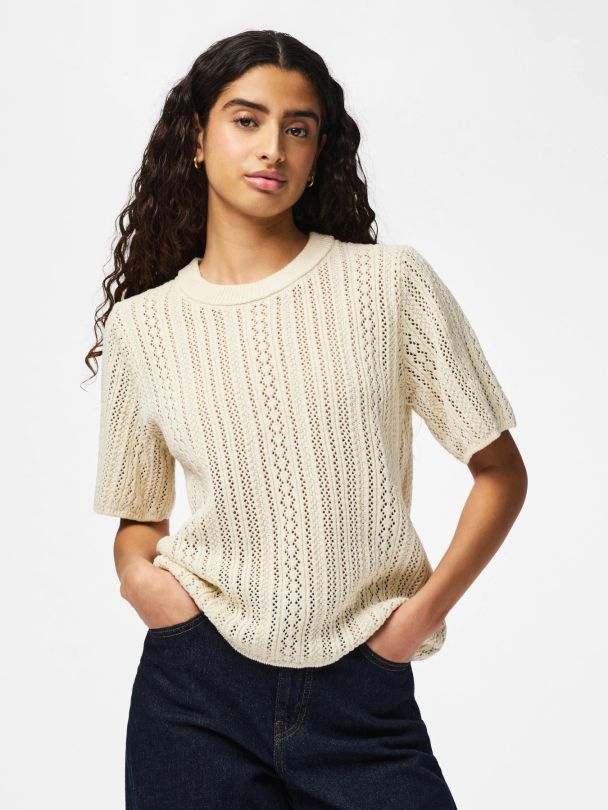 PCNUKA SS O-NECK KNIT NOOS BC - Image 5