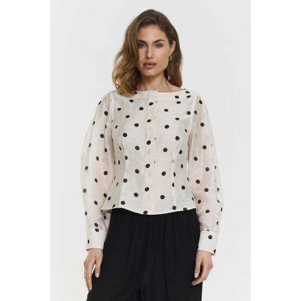 Maika Blouse - Polka Dot 