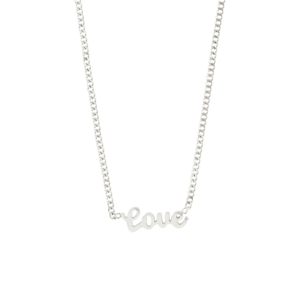 Pilgrim Love sølvbelagt halskjede - Image 2