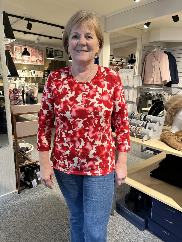 Topp 3/4 arm 219988 Rød 4300 - Image 1