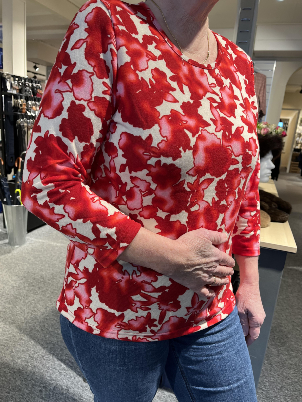 Topp 3/4 arm 219988 Rød 4300 - Image 3