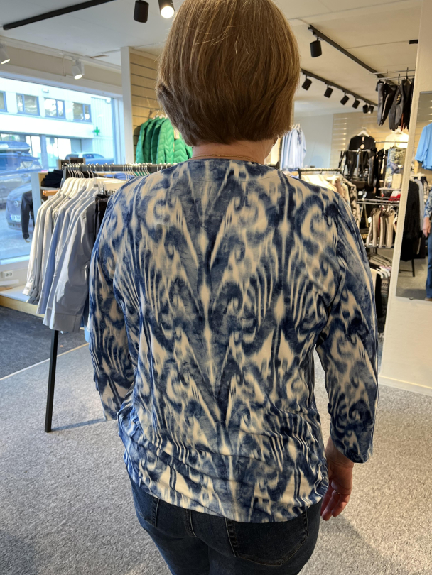 Topp 3/4 arm 220127 Blå - Image 2