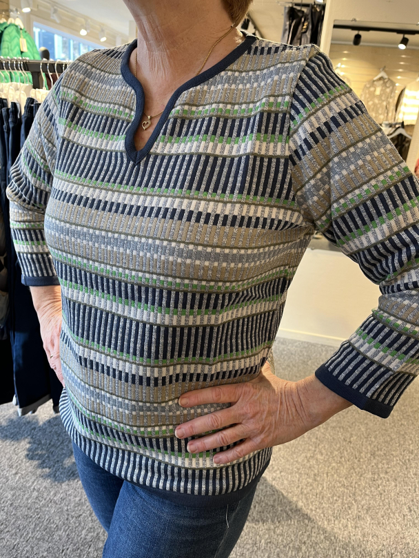 Genser Bomull 4263 Blå - Image 3