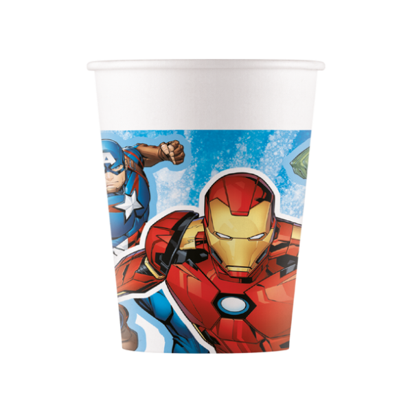 Pappkopp Avengers Evergreen 8 stk