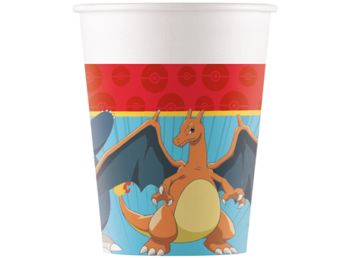 Pappkopp Pokemon 8 stk