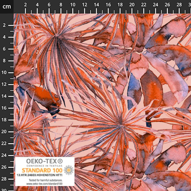 Jersey  Orange blomster